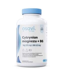 OSAVI Magnesium citrate + B6 (180 vcaps)