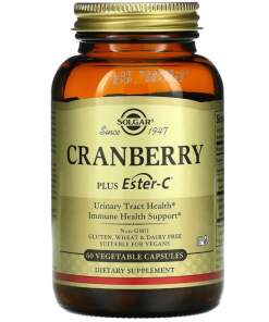 SOLGAR Cranberry plus Ester C (60 caps)