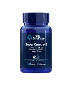 Super Omega-3 Plus EPA/DHA Fish Oil with Sesame Lignans & Olive Extract Softgels
