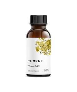 THORNE RESEARCH Vitamin D3+K2 Liquid (30 ml)
