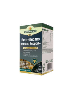 Natures Aid Beta-Glucans Immune Support+ (30 Tablets)